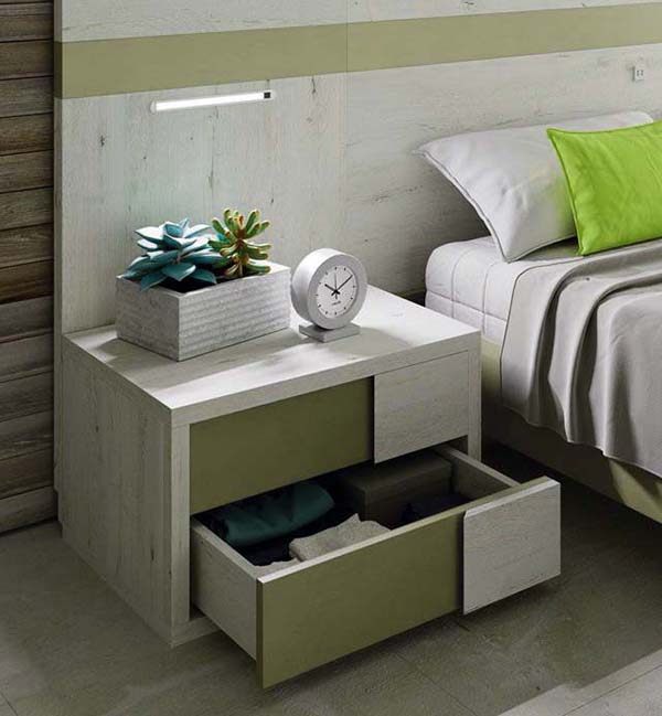 Mẫu táp đầu giường gỗ công nghiệp